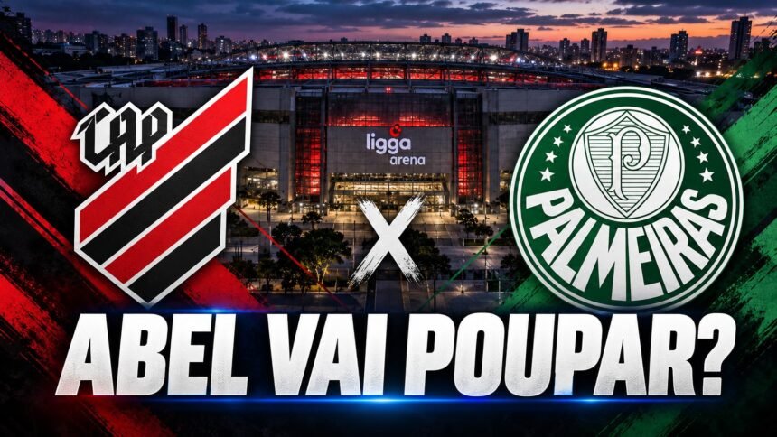 Athletico-PR x Palmeiras pelo Brasileirão 2026 na Arena da Baixada.