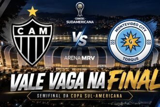Atlético-MG x Montevideo City Torque pela semifinal da Sul-Americana 2026.
