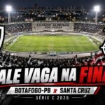Botafogo-PB x Santa Cruz pela Série C 2026.