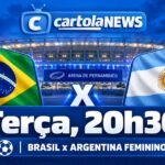 Brasil x Argentina feminino na Arena de Pernambuco.