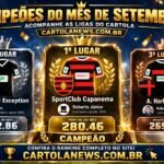 Campeões do Mês de Setembro 2026