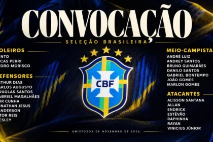 Convocação da Seleção Brasileira para amistosos contra Japão e Singapura em 2026.
