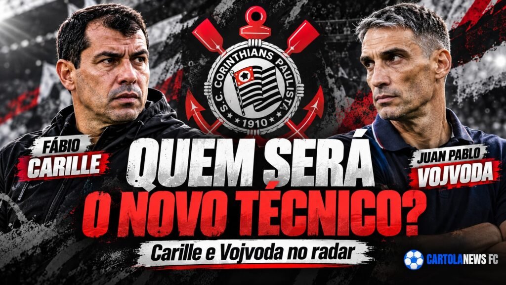 Corinthians busca novo treinador para a reta final do Brasileirão.