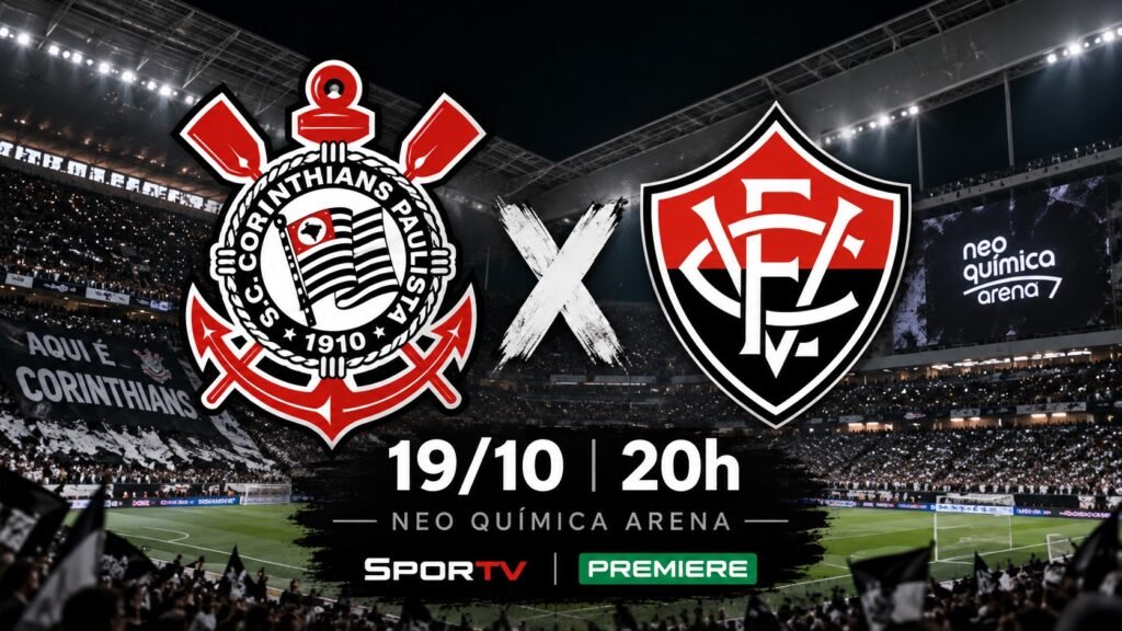 Corinthians x Vitória onde assistir na estreia de Seedorf.