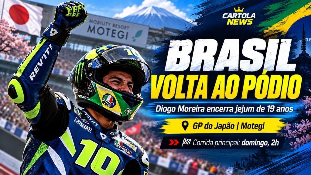 Diogo Moreira conquista segundo lugar na Sprint do GP do Japão.