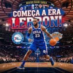 Estreia de LeBron James pelo Philadelphia 76ers contra o New York Knicks na NBA 202627