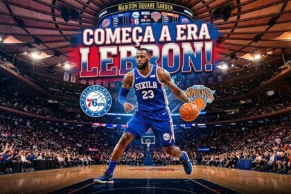 Estreia de LeBron James pelo Philadelphia 76ers contra o New York Knicks na NBA 202627