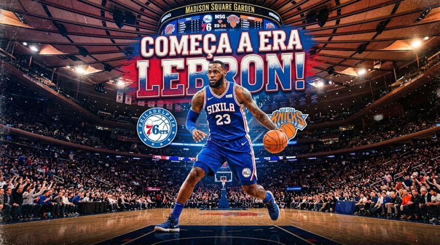 Estreia de LeBron James pelo Philadelphia 76ers contra o New York Knicks na NBA 202627