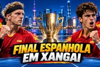 Final Masters 1000 Xangai entre Davidovich Fokina e Rafael Jodar.