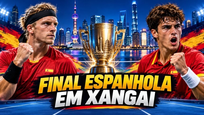 Final Masters 1000 Xangai entre Davidovich Fokina e Rafael Jodar.