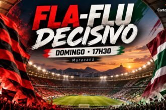 Flamengo x Fluminense pelo Brasileirão 2026 no Maracanã.