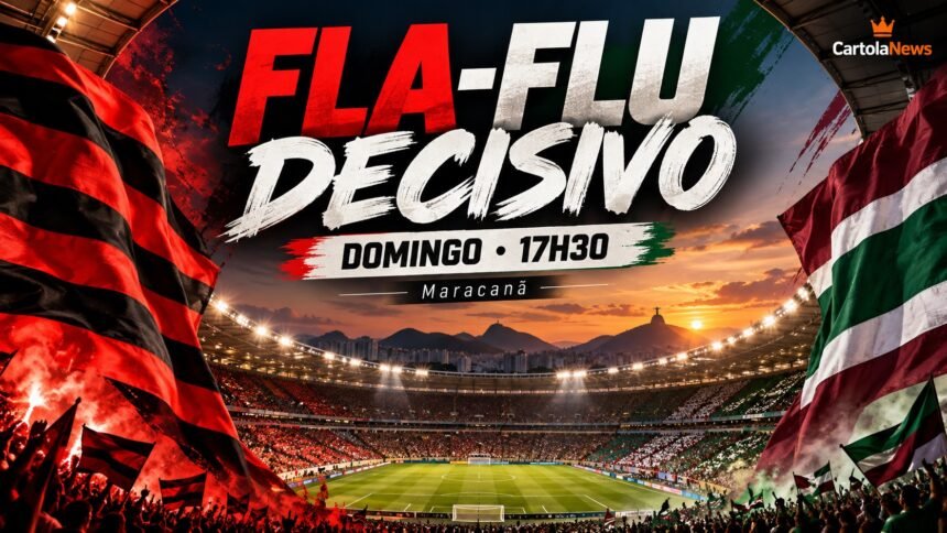 Flamengo x Fluminense pelo Brasileirão 2026 no Maracanã.