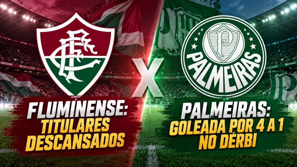 Fluminense e Palmeiras chegam em momentos diferentes para a semifinal da Libertadores.