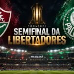 Fluminense x Palmeiras pela semifinal da Libertadores 2026.