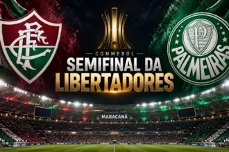 Fluminense x Palmeiras pela semifinal da Libertadores 2026.