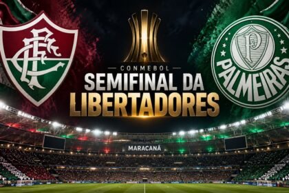 Fluminense x Palmeiras pela semifinal da Libertadores 2026.