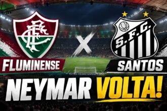 Fluminense x Santos terá retorno de Neymar no Maracanã pelo Brasileirão 2026.
