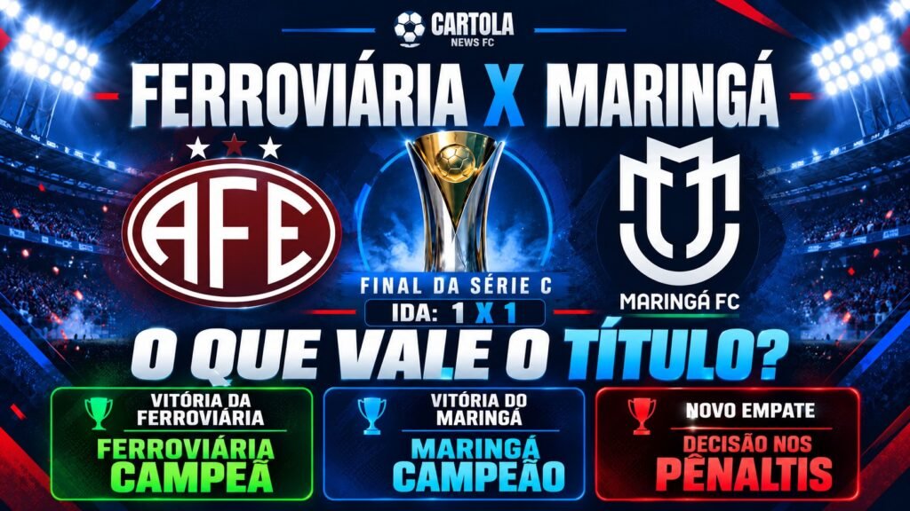 Fonte Luminosa recebe Ferroviária x Maringá pela decisão da Série C 2026.
