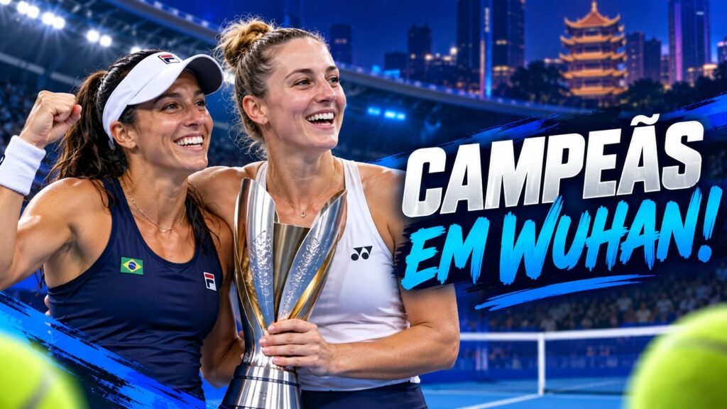 Luisa Stefani conquista seis títulos na temporada 2026 e lidera a corrida de duplas da WTA.