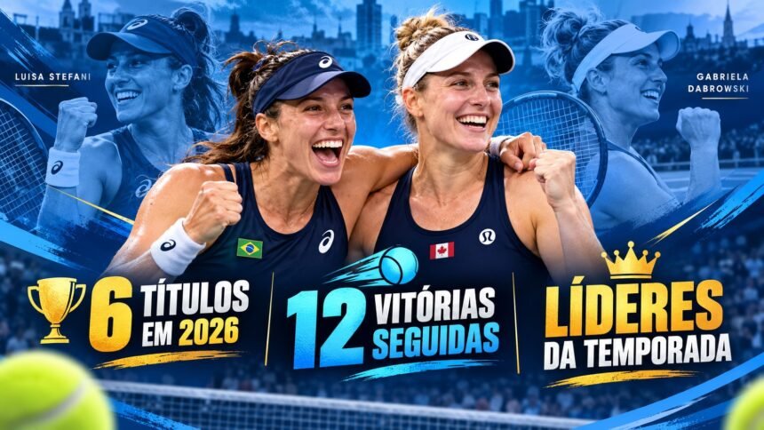 Luisa Stefani em Wuhan conquista WTA 1000 ao lado de Gabriela Dabrowski.