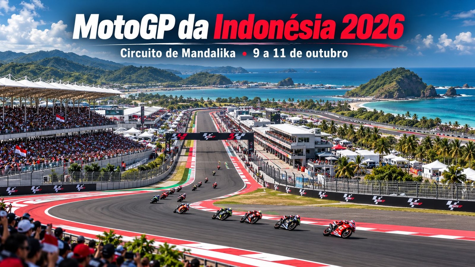 MotoGP da Indonésia 2026 no Circuito de Mandalika.