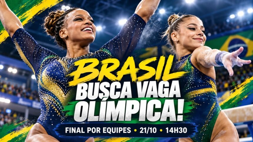 Mundial de Ginástica 2026 tem Brasil com Rebeca Andrade na final feminina por equipes.
