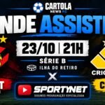 Onde assistir Sport x Criciúma ao vivo nesta sexta-feira pela Série B.