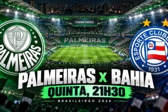 Palmeiras x Bahia pelo Brasileirão 2026 no Nubank Parque