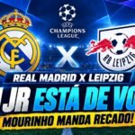 Real Madrid x Leipzig pela Champions League 2026 com retorno de Vinícius Júnior.