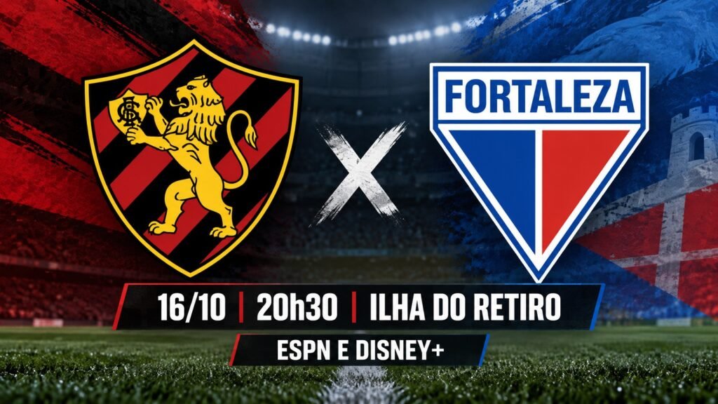 Sport pode entrar no G-6 da Série B se vencer o Fortaleza.