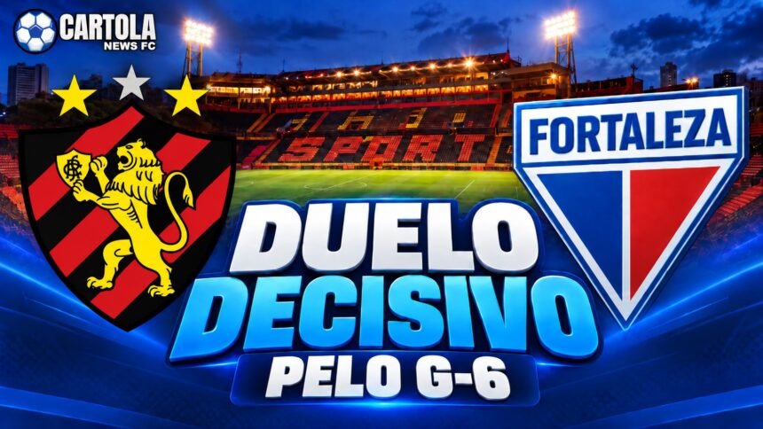 Sport x Fortaleza pela Série B 2026 na Ilha do Retiro.