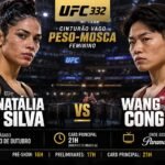 UFC 332 Natália Silva x Wang Cong pelo cinturão peso-mosca.