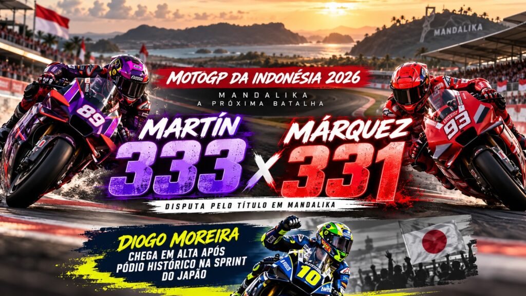 classificação da MotoGP antes do GP da Indonésia 2026.