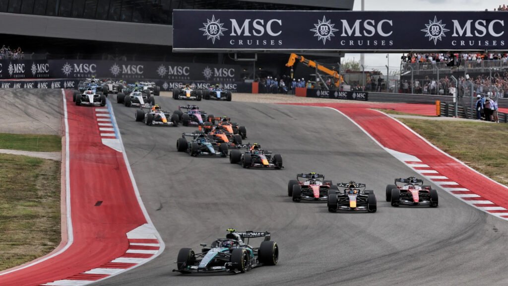 Antonelli lidera a largada do GP dos EUA 2026 no Circuito das Américas