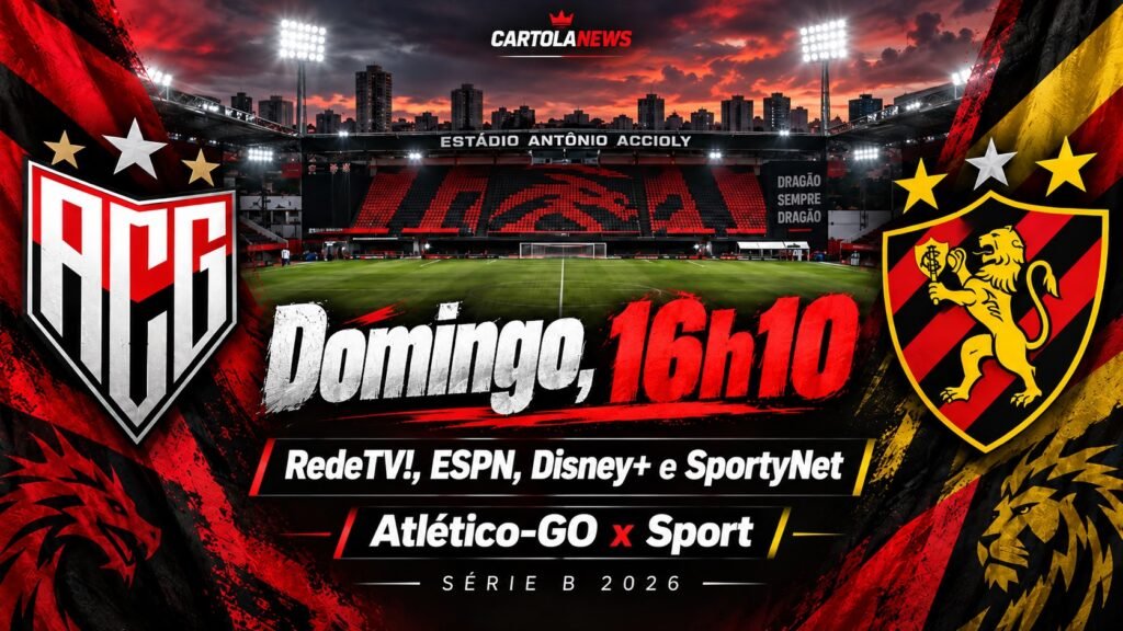 onde assistir Atlético-GO x Sport ao vivo.