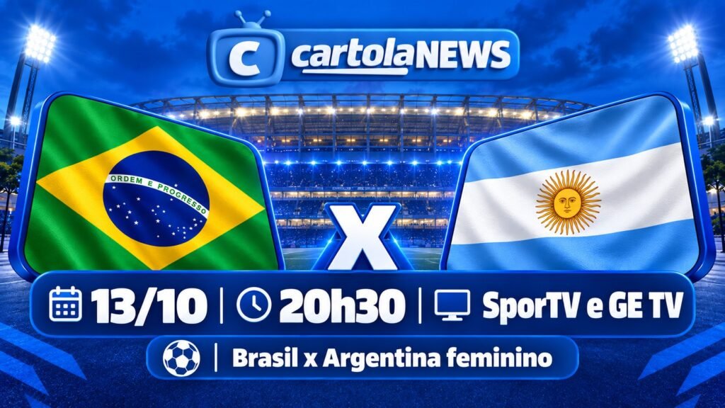 onde assistir Brasil x Argentina feminino ao vivo.