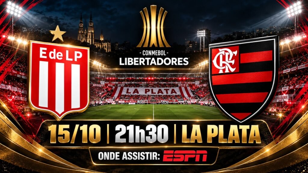 onde assistir Estudiantes x Flamengo ao vivo pela Libertadores
