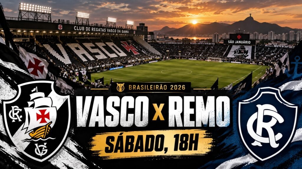 onde assistir Vasco x Remo ao vivo pelo Brasileirão.
